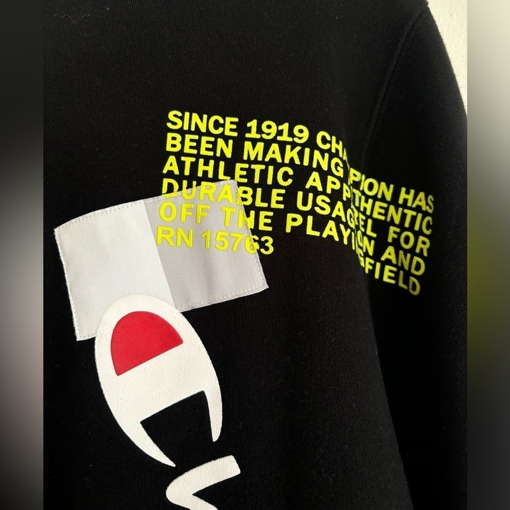 Champion Mens Super Fleece 2.0 Behind The Label Crew - Picture 6 of 9